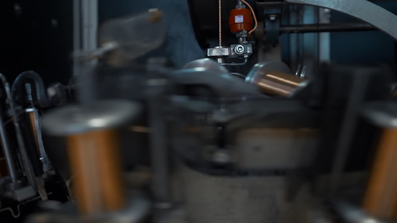 primer plano de las piezas de las máquinas industriales