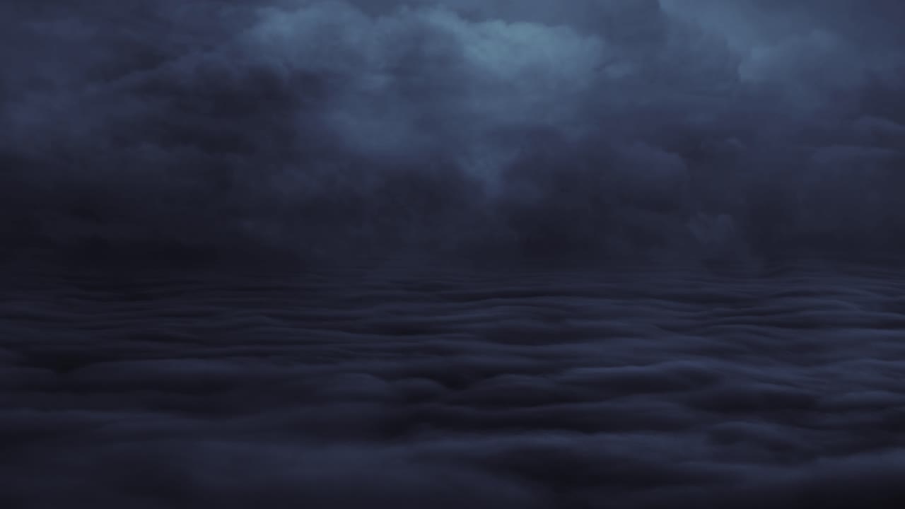 una tormenta que ocurre en la nube cumulonimbus oscura