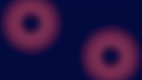 Contrasting-red-and-blue-circular-patterns-on-dark-background