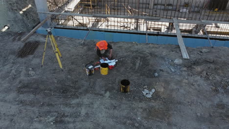 construction site surveying