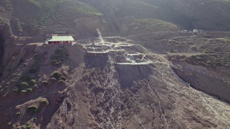 Thermal-Pools-At-The-Termas-Valle-De-Colina-In-Cajon-Del-Maipo,-Near-Santiago-In-Chile