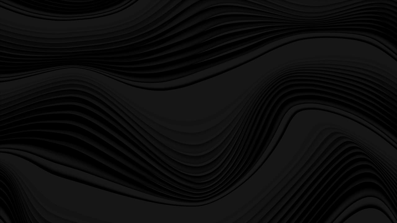 Black liquid abstract 3d refracted waves video animation | Premium ...