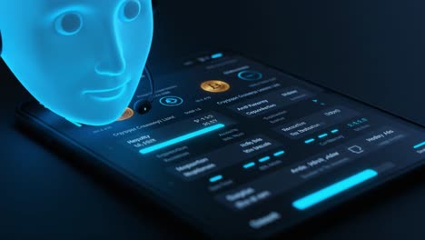 exploring cryptocurrency trading: a futuristic interface and virtual assistant for managing digital assets and market insights