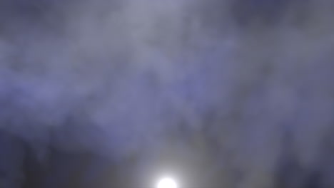 espectacular cielo azul con sol al amanecer