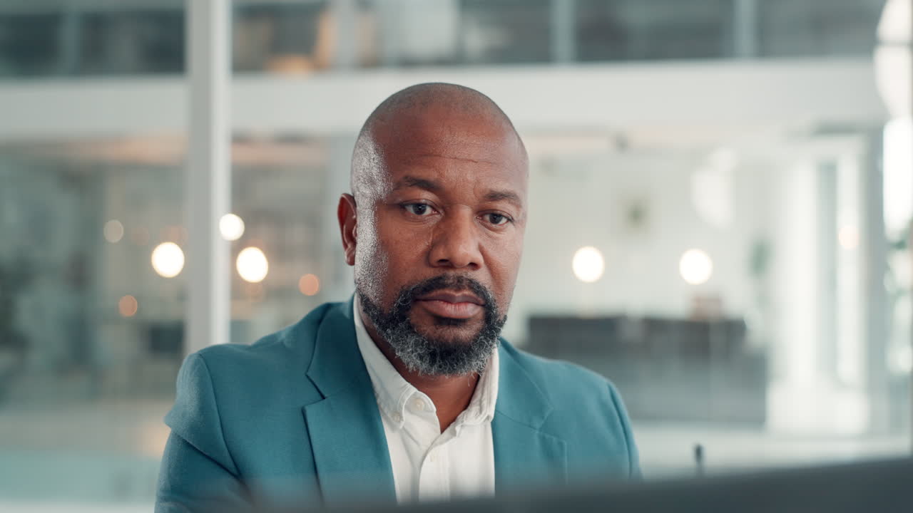 Portrait of a businessman in an office