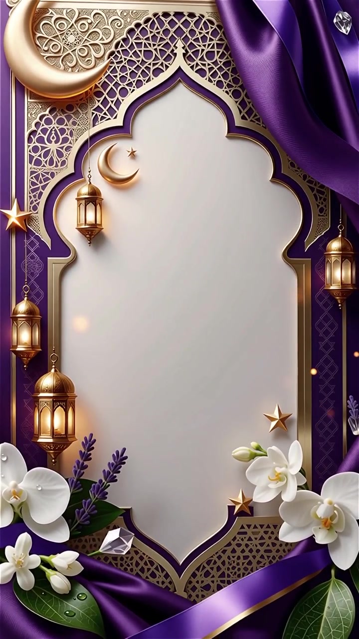 Compleanno del Profeta Maometto Mawlid al-Nabi Sfondo Islamico