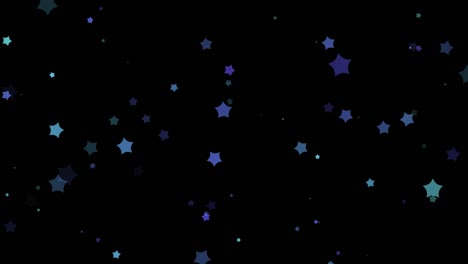 material de bucle de fondo gráfico de las hadas de las partículas brillantes
