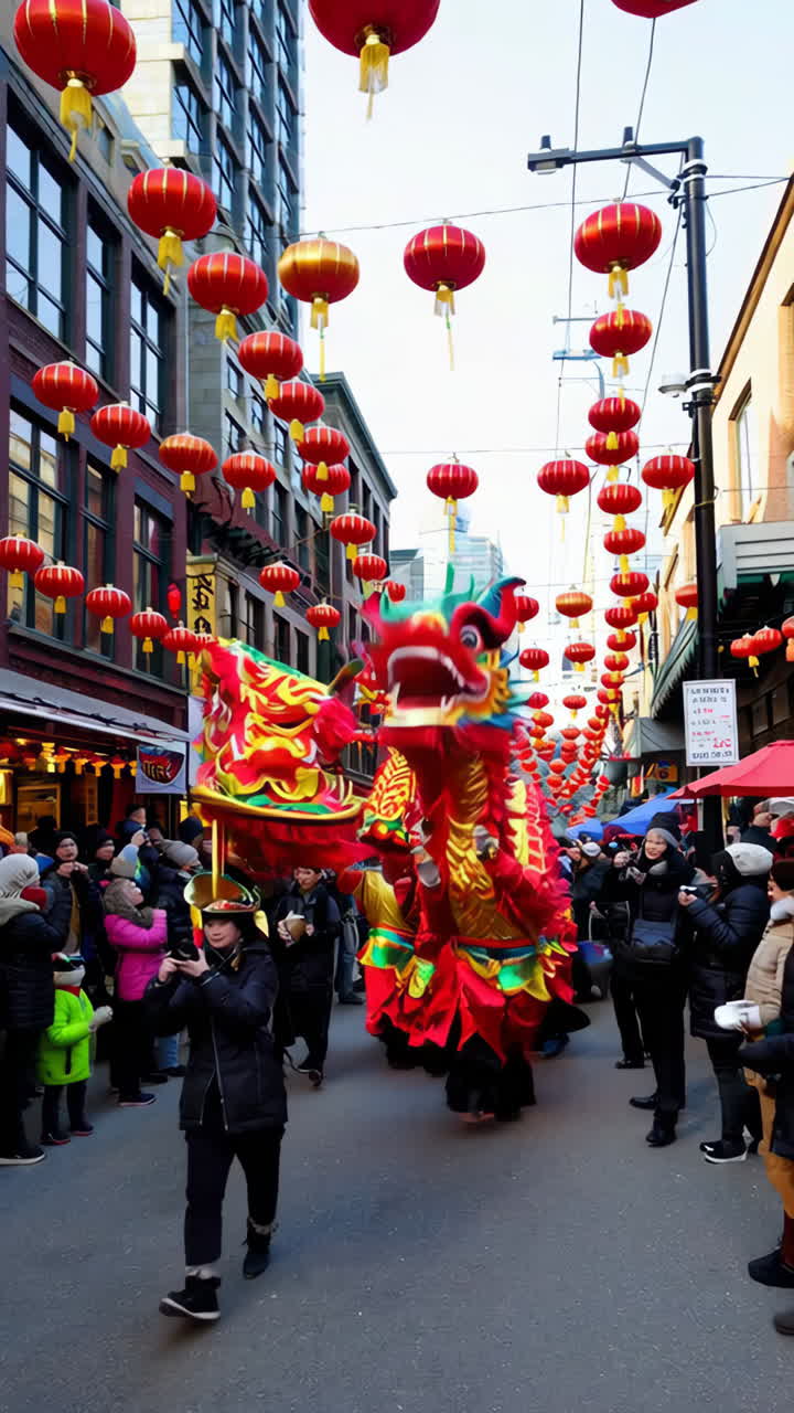 Chinese New Year Dragon Dance Parade