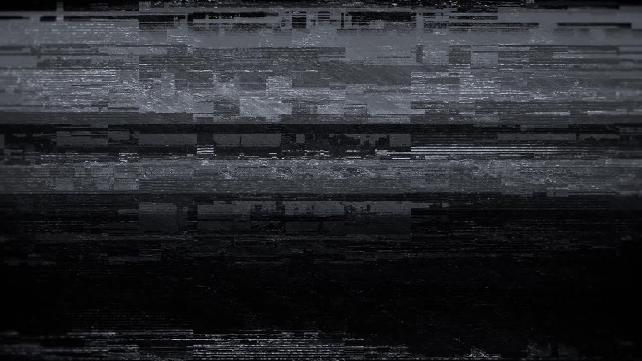 Sfondo scuro astratto con glitch e rumore