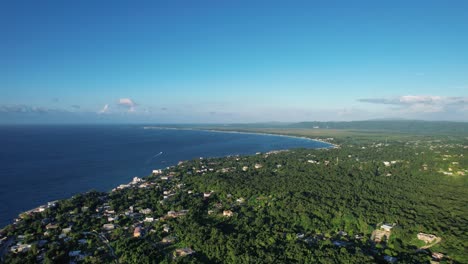 aerial views of the famous 7 mile beach from the west end of negril. this stunning drone footage captures the turquoise waters