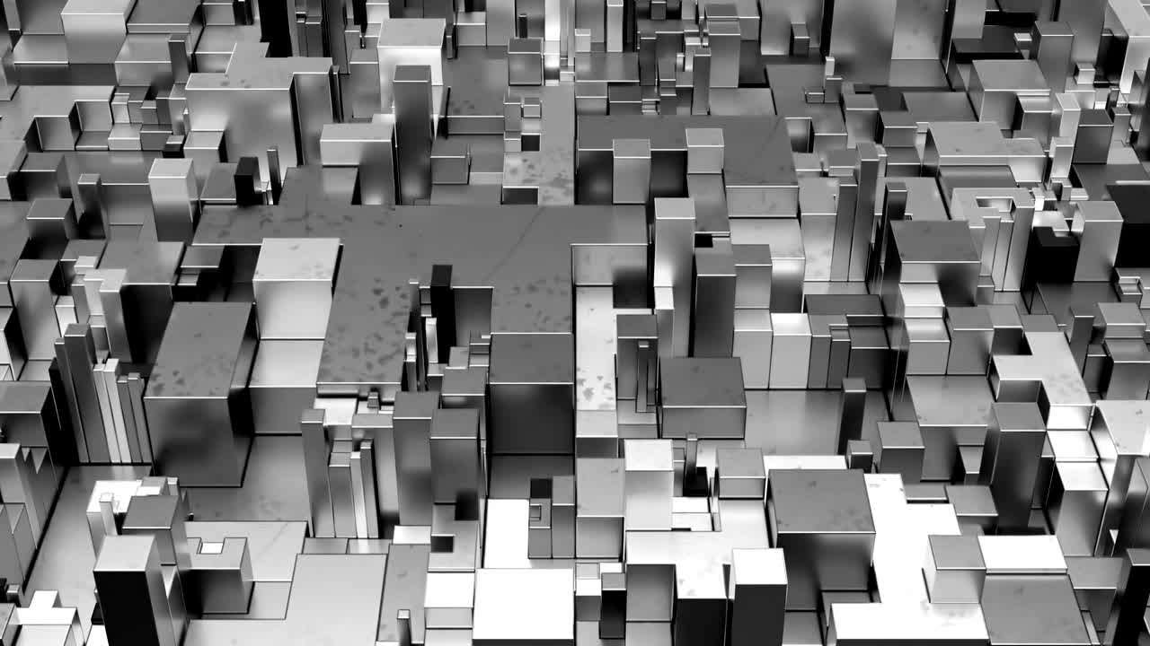 hermosas formas cúbicas abstractas.