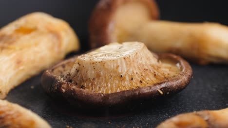 pan-fried shiitake mushrooms