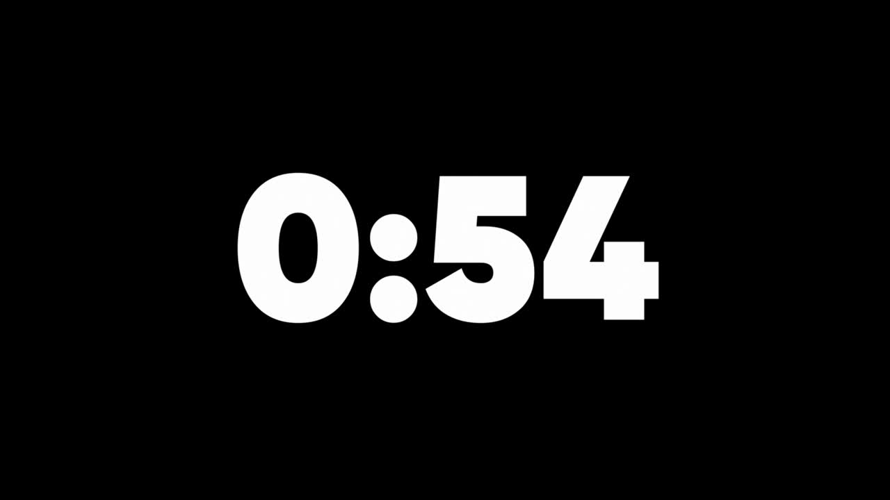 таймер обратного отсчета от 60 до 0