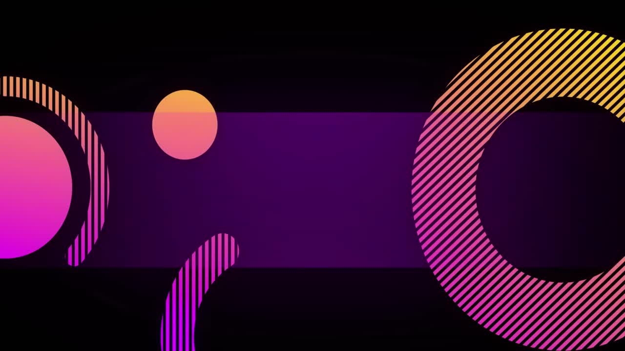 líneas de animación que forman formas geométricas sobre hexágonos contra un fondo negro