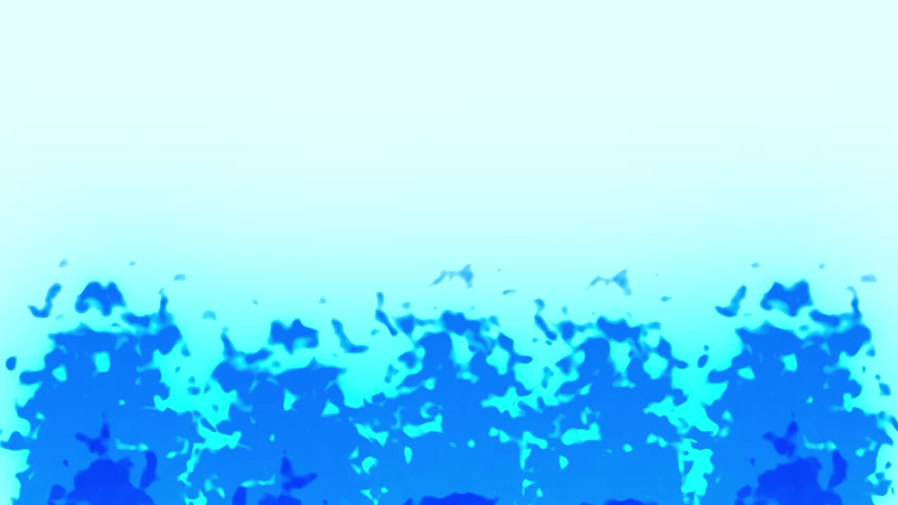 Ildanimation, bevægelsesgrafik, varm flammende ild, glødende kul, brændende partikler, digital baggrund, inferno, flammer, visuel effekt, 4K, blå, hvid