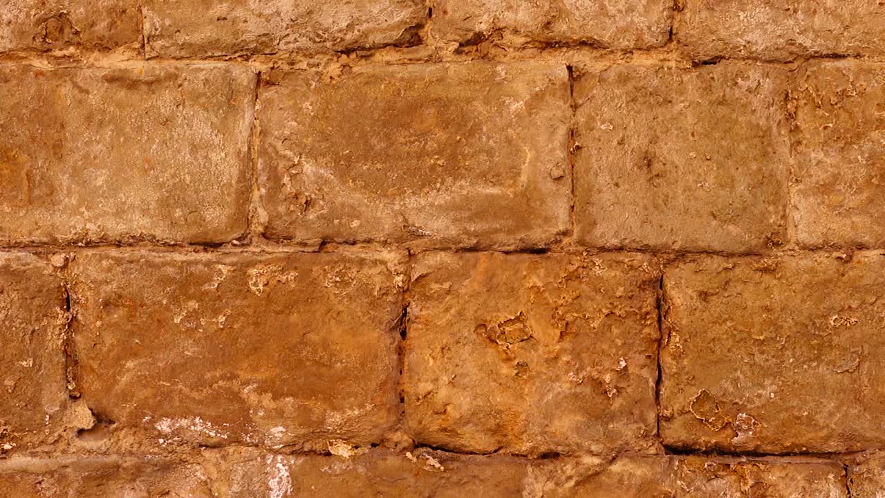 Un muro di pietra. Sfondo per riprese