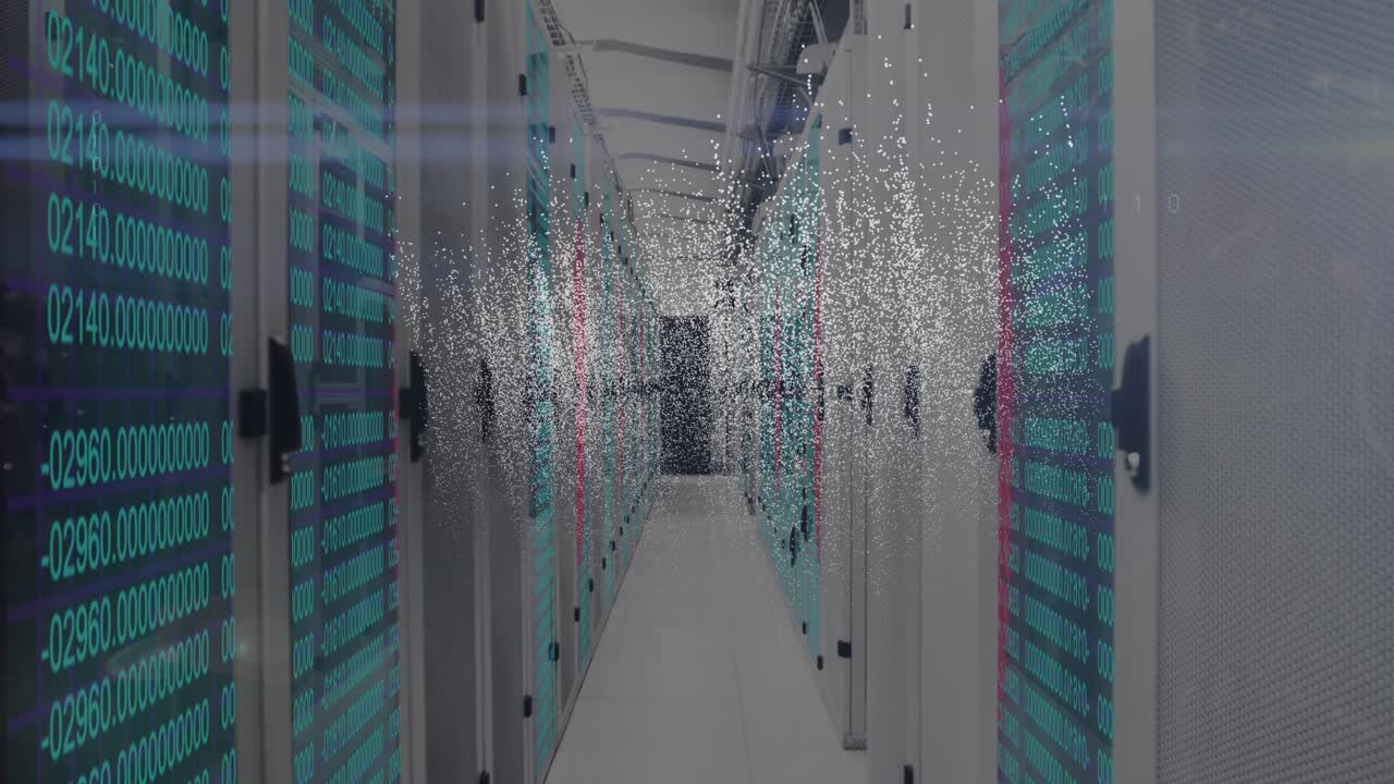 Animation of nft and data processing over servers