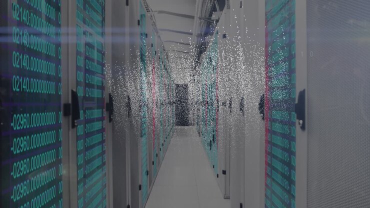 Animation of nft and data processing over servers