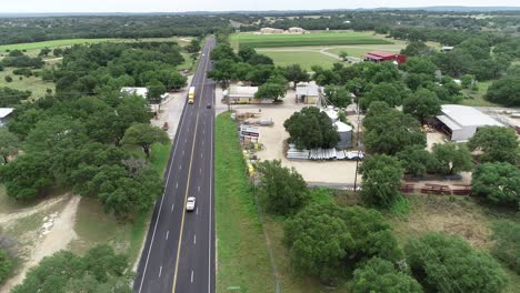 aerial view of hye texas