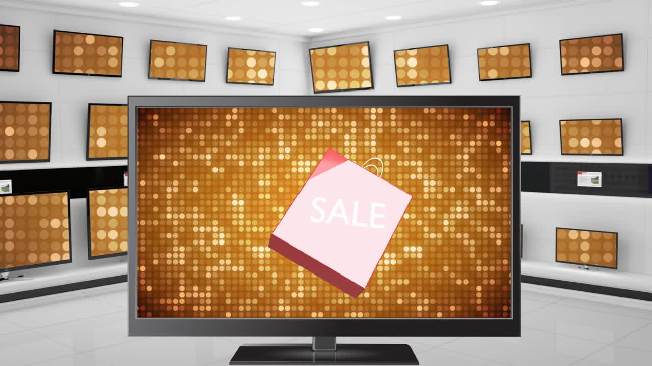 할인 된 가격 을 가진 텔레비전