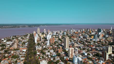 horizonte de la ciudad, posadas, misiones, argentina