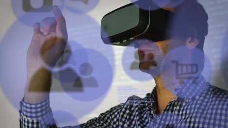 Animation-Digitaler-Symbole-über-Einem-Kaukasischen-Geschäftsmann-Mit-VR-Headset