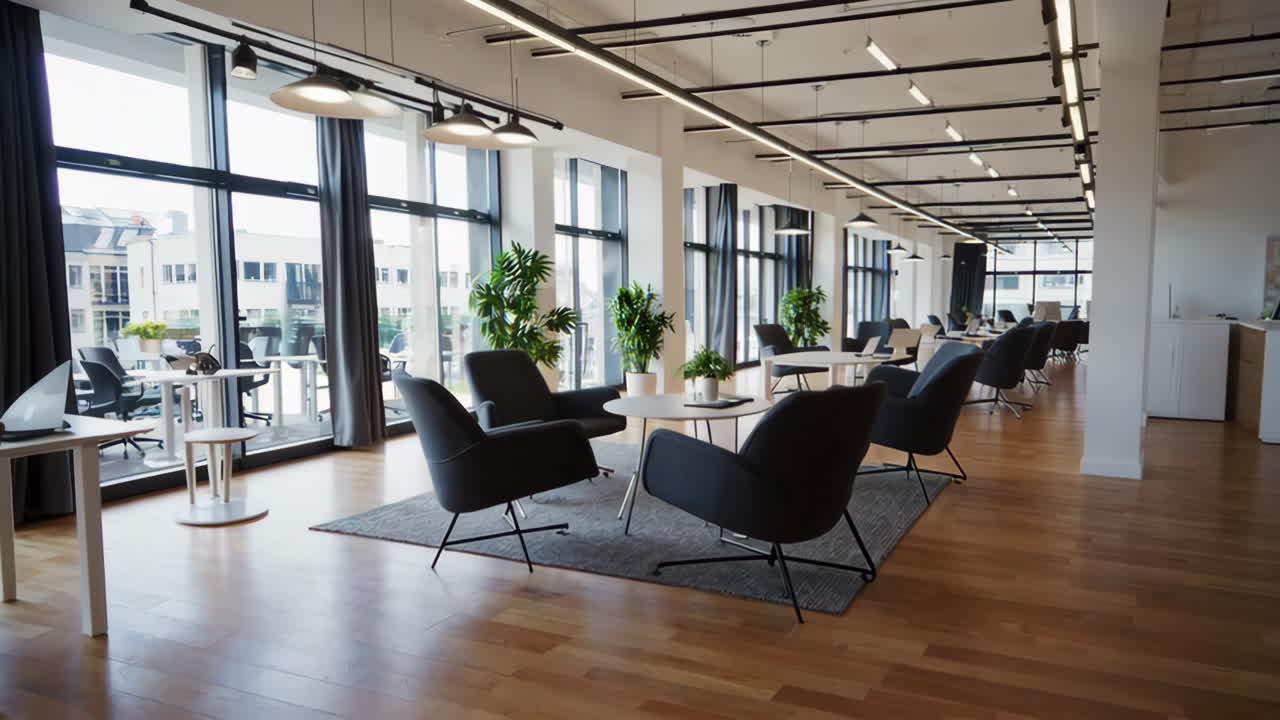 Modern Open Plan Office Space