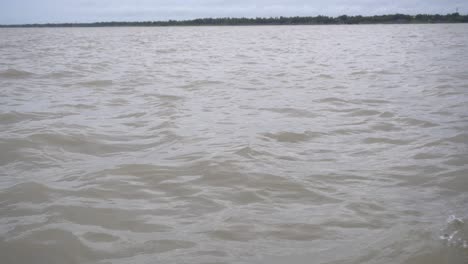 flowing water on the river ganges