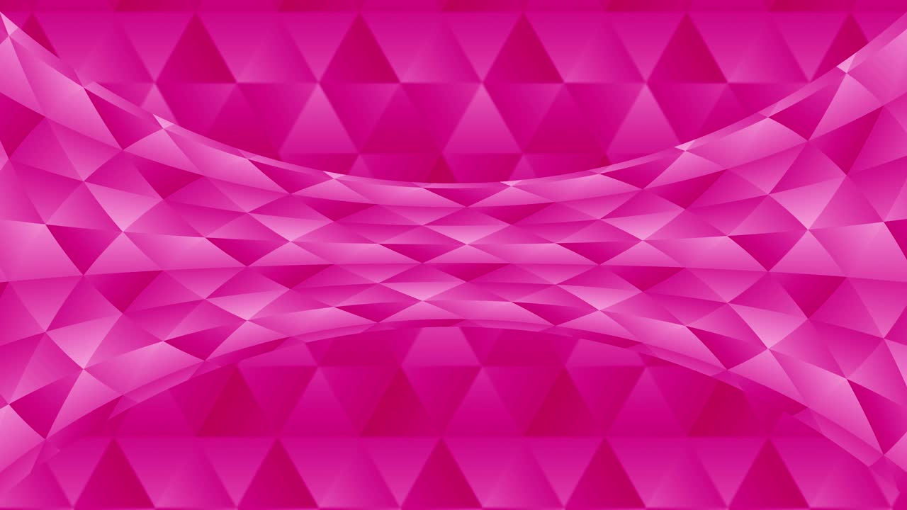 기하학적 모양의 삼각형 패턴, 추상적인 다각형 루프 애니메이션, 다채로운 그라디언트 배경