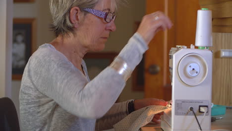 woman sewing