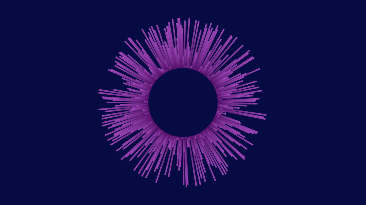 빛나는 보라색 원 - 에너지와 힘의 상징