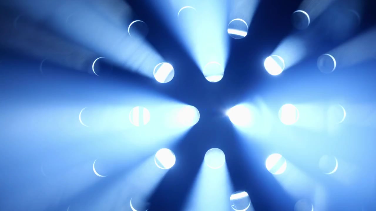 Light beam and smoke. Sequence.