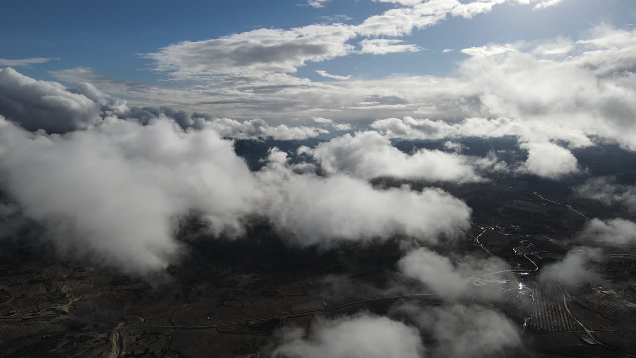 paisaje de nubes en el cielo