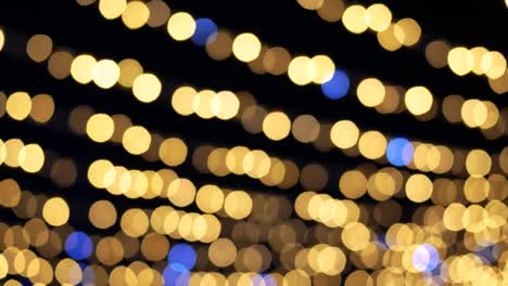 Blurred defocus picture of Christmas lights