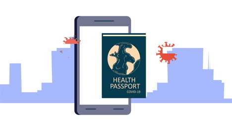 covid 19 disease passport in smartphone