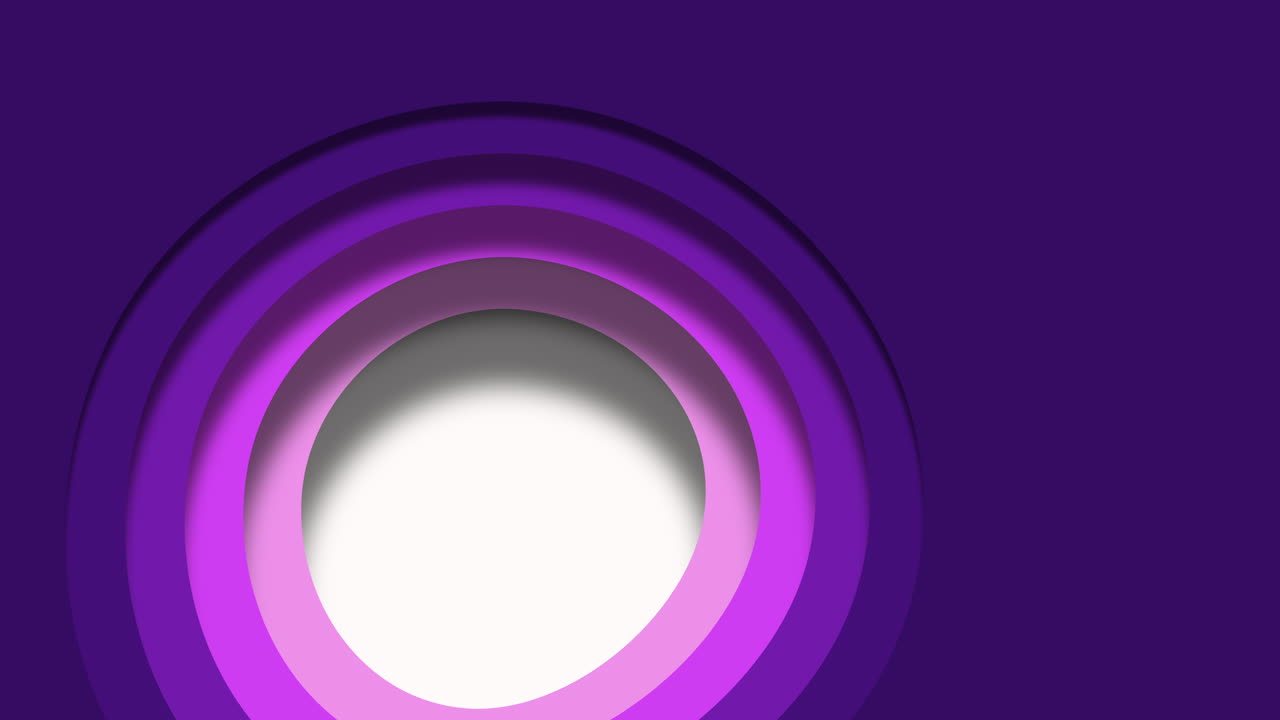 patrón de ondas cortadas de papel púrpura en el degradado blanco