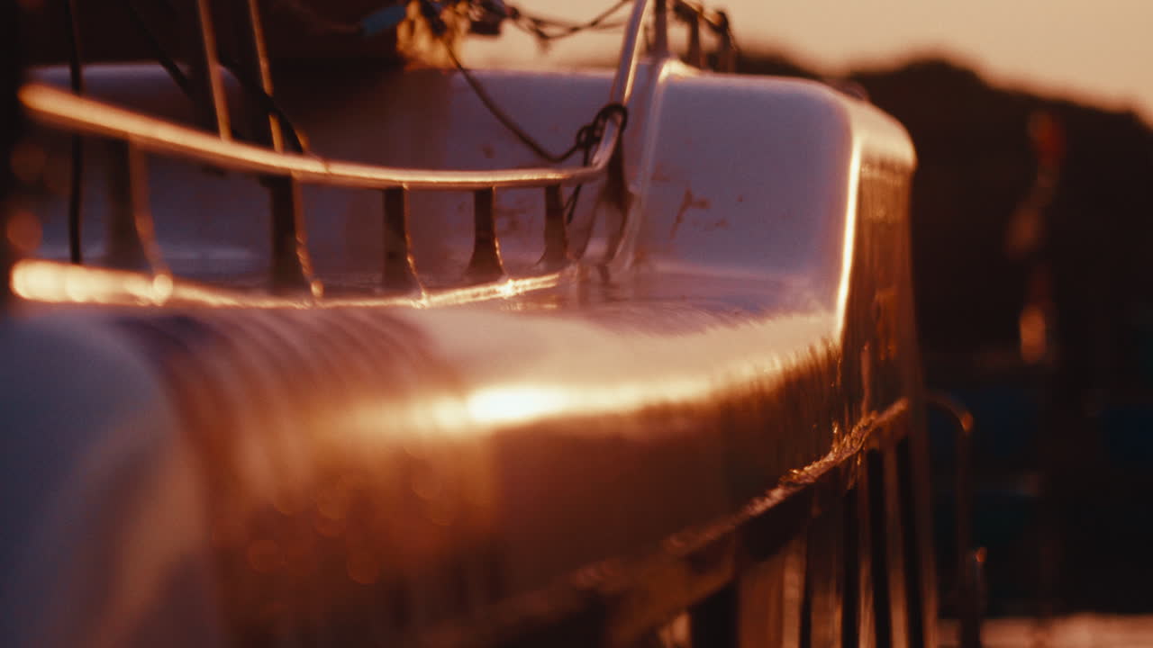Sunset Over the Boat Deck
