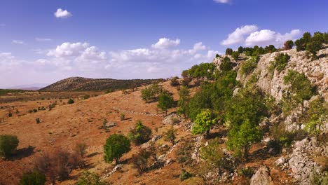 Aerial-Footage-Of-Turkish-Highlands-In-Summertime