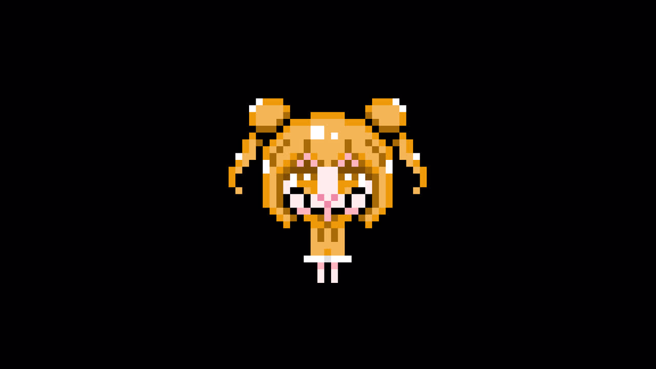Pixel girl 04 Raise both hands Looping animation. 1080p (8).mov