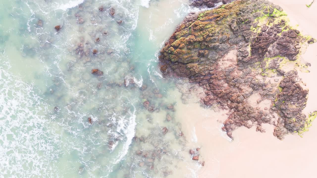 Aerial View of the Shore in Bãi TắM Hòn Choi.