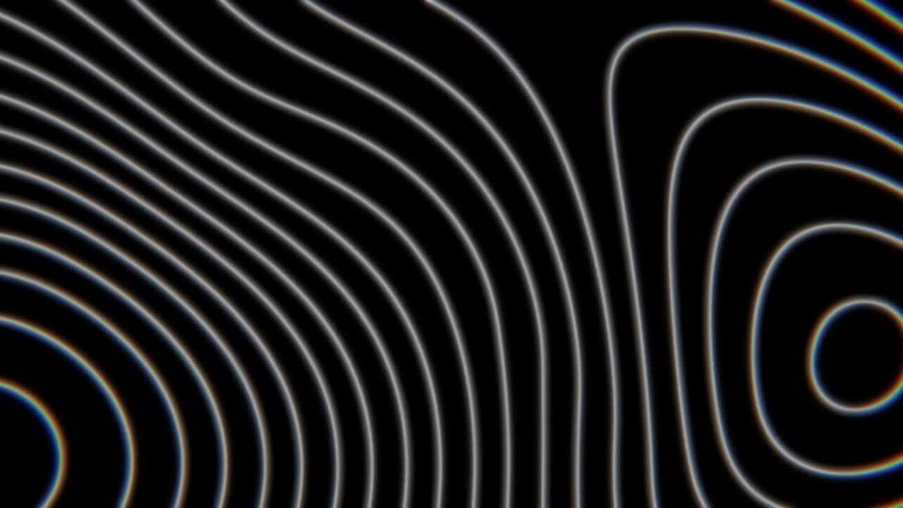 Abstract background with curly lines.