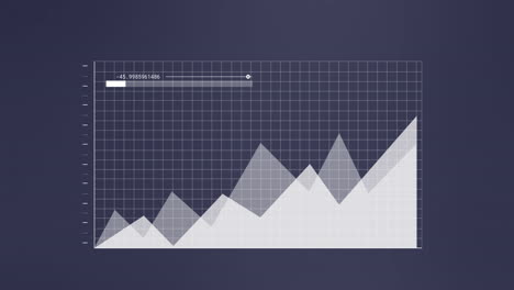 Animation-of-financial-data-processing-on-black-background