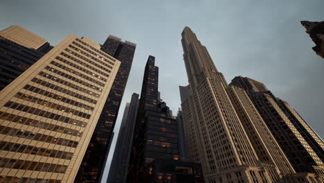 skyscrapper building under a cloudy sky