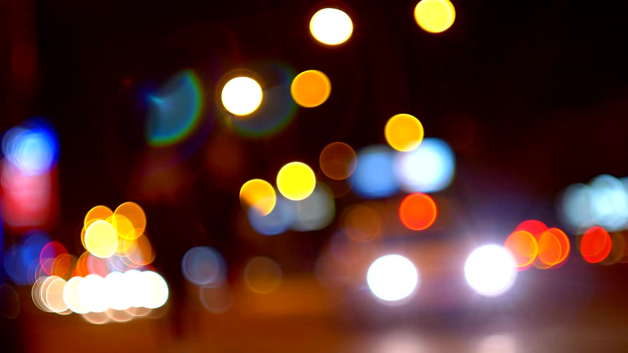 hora de la noche en la ciudad