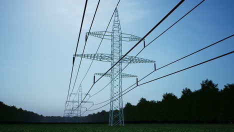 Industrial-energy-transmission-tower