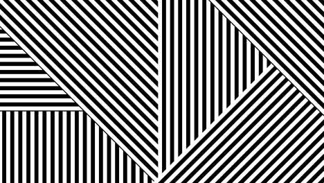 4k black and white geometric animated background. abstract minimal animation line pattern.