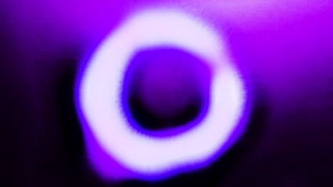 círculo púrpura brillante abstracto