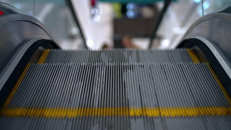 escalator in a shopping mall