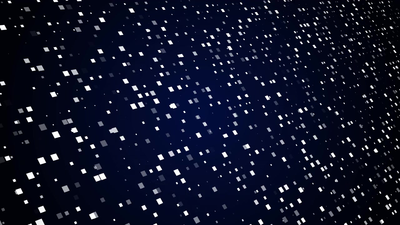 Abstract Digital Background with Moving White Squares