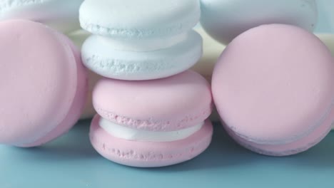 colorful pastel macarons